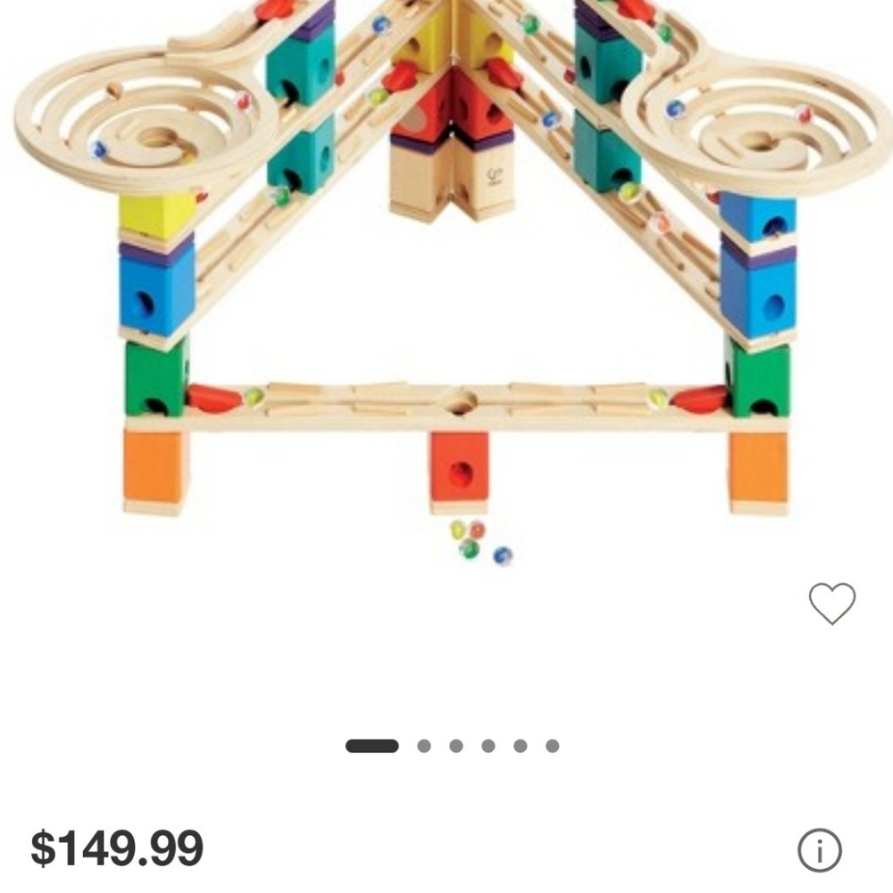 NEW Hape Quadrilla Vertigo Wooden Marble Track Run STEAM Heirloom Quality Toy